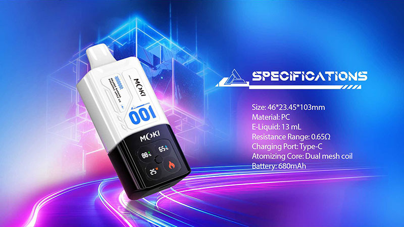 specifikationer för M67 cool mint vape box