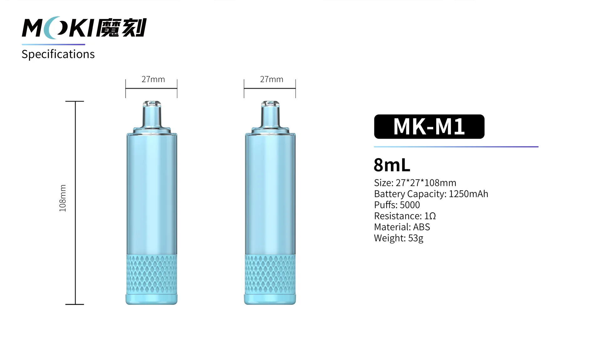 Alat Penguap Mint Sekali Pakai M1