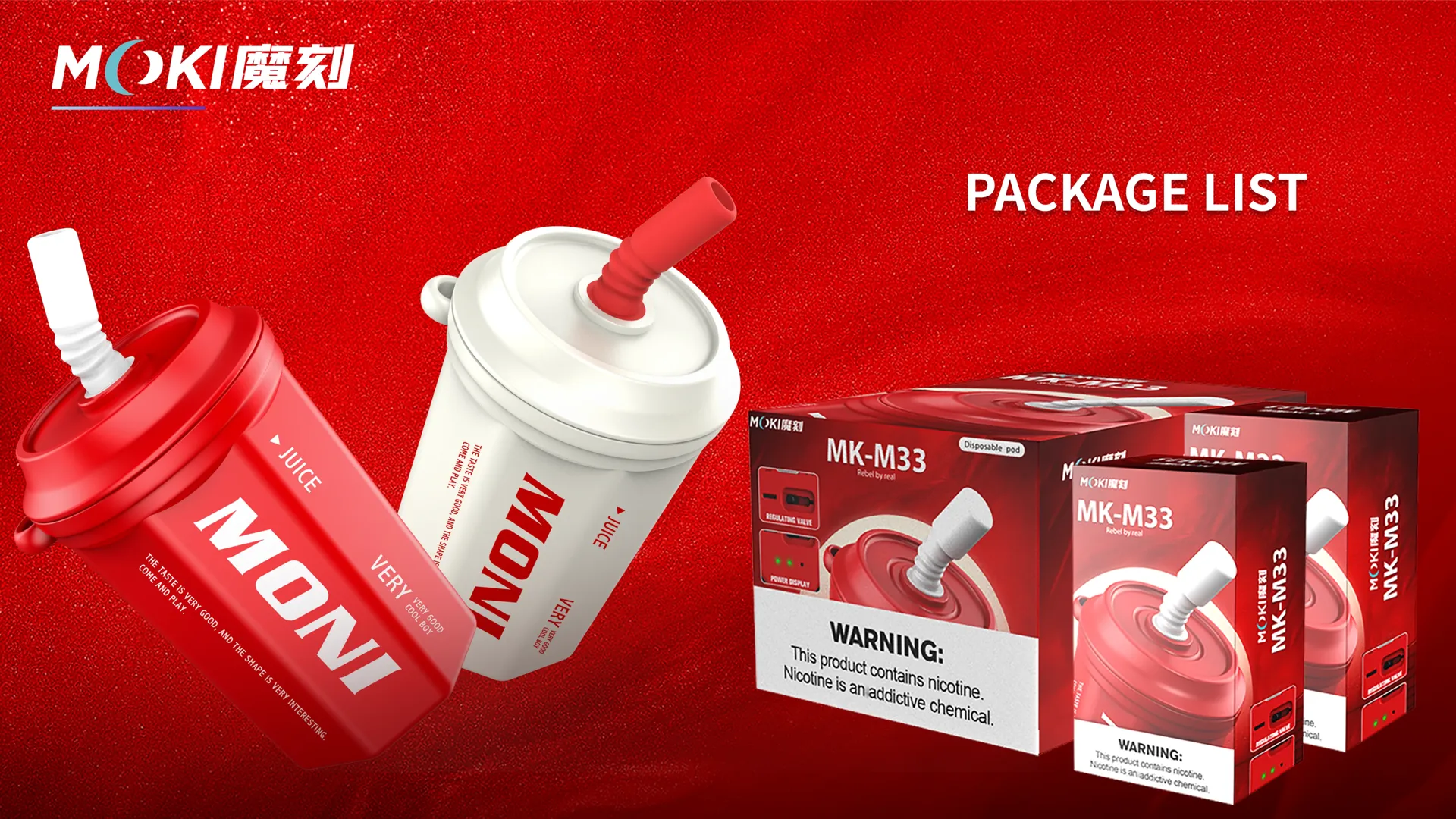 Perangkat Vape Berbentuk Cangkir M33